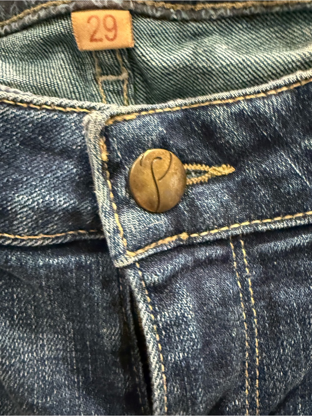 Paige Low Rise Denim Jeans - Size 29